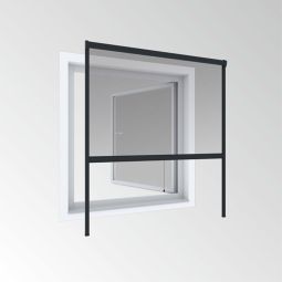 Windhager Insektenschutzrollo PLUS anthrazit Fliegengitter verschiedene Größen