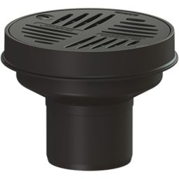 KESSEL Hofablauf Ecoguss DN100 senkrecht B125 rund mit Lock+Lift Verriegelung