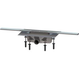 KESSEL Duschrinne Linearis Infinity 90 DN 50 Edelstahl gebürstet inkl. Schall- und Setzungsdämpfer, verschiedene Längen