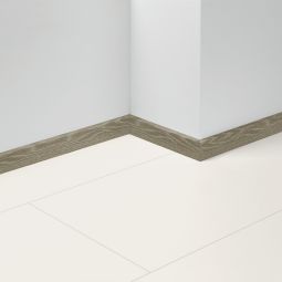 Parador Dekor-Sockelleiste SL 5 WF Eiche D038 dunkelgrau Fußleisten 2200x16x50 mm, wasserfest, einfache Montage