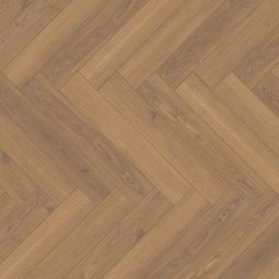Parador Laminat Trendtime 3 Eiche Studioline honig Naturmattstruktur Klickverbindung, Fischgrät, 4-seitige V-Fuge