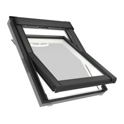 Roto Dachfenster Q42C K200 Schwingfenster Kunststoff Fenster 134x160 cm (13/16) 2-fach Sicherheits- und Wärmedämm-Isolierverglasung 