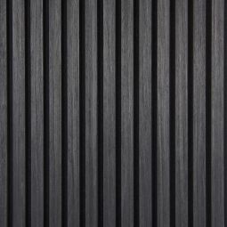 FibroTech Akustikpaneele QUANTI Black Oak - Eiche schwarz Die Wand- & Deckenpaneele 2440x520x18 mm verbessern Ihre Raumakustik und sind einfach zu montieren