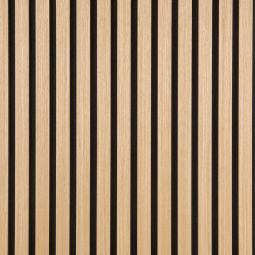 FibroTech Akustikpaneele QUANTI Light Oak - Eiche hell Die Wand- & Deckenpaneele 2440x520x18 mm verbessern Ihre Raumakustik und sind einfach zu montieren