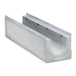 BIRCOsir 150 Entwässerungsrinne mit Innengefälle Mit integriertem 0,5 % Innengefälle,feuerverzinkte Combi-Verschluss-Massivstahlzarge und Sicherheitsfalz, verschiedene Bauhöhen