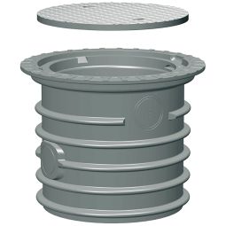 Rewatec PKW-Set 2, befahrbare Tankabdeckung max. Achslast 2,2 to. Schacht-Verlängerung: 60 cm