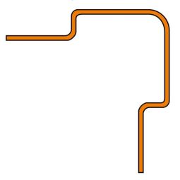 Schlüter-ECK E Eckprofil Edelstahl 11mm Länge 1,5m, Breite 37mm, geeignet für Wandaußenecken