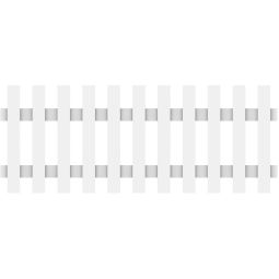 TraumGarten Gartenzaun LONGLIFE CARA Kunststoffzaun weiß witterungsbeständiger Fenster Kunststoff, 180x70 cm