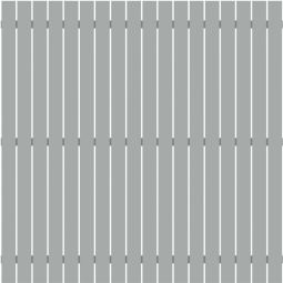 TraumGarten Sichtschutzzaun SQUADRA Alu Silber Sichtschutz Lamellenzaun streichfrei, hochwertiges Aluminium, 180x180 cm & Maßanfertigungen