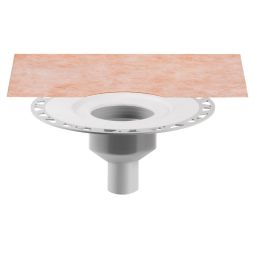 Schlüter-KERDI DRAIN Bodenablauf mit senkrechtem Stutzen Bodenablaufsystem mit KERDI Dichtmanschette, verschiedene Abläufe