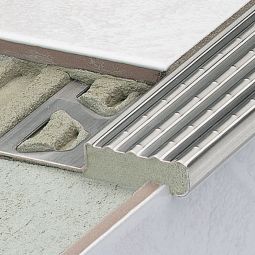 Schlüter-TREP-E Treppenprofil Edelstahl V2A verschiedene Längen