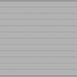 TraumGarten Sichtschutzzaun SYSTEM ALU PLUS Zaunfeld-Set Silber 238 cm Sichtschutz Steckzaun Lamellenzaun Maße (BxH): 238x184 cm, Set aus 12 Einzelprofilen und 2 Abschlussleisten