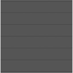 TraumGarten Sichtschutzzaun SYSTEM ALU XL Zaunfeld-Set anthrazit Sichtschutz Steckzaun Lamellenzaun Maße: Höhe: 184 cm, Breite: 178 cm, Stärke: 2 cm
