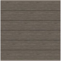 TraumGarten Sichtschutzzaun SYSTEM ALU XL Zaunfeld-Set vintage-oak Sichtschutz Steckzaun Lamellenzaun Maße: Höhe: 184 cm, Breite: 178 cm, Stärke: 2 cm