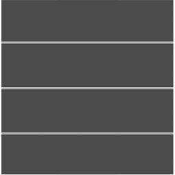 TraumGarten Sichtschutzzaun SYSTEM BOARD XL Zaunfeld-Set schiefer Sichtschutz Steckzaun Lamellenzaun 4 Aluminium-Verbundplatten mit Übergangsleisten und Gummidichtungen, 179x180 cm