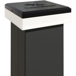 TraumGarten SYSTEM Licht Pfostenkappe TraumGarten universal Universeller Abschluss für Pfosten mit zusätzlichem Schutz, 9 x 9 x 3 cm