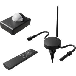 TraumGarten SYSTEM Licht Smart ControlSet ink. Fernbedienung Zeitschaltuhr & Bewegungsmelder Intelligente Lichtsteuerung mit Fernbedienung, Zeitschaltuhr & Bewegungsmelder