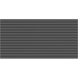 TraumGarten Gartenzaun SYSTEM Rhombus anthrazit Set aus beschichteten Aluminiumprofilen inkl. Profilträgern, 180x90 cm