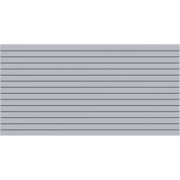TraumGarten Gartenzaun SYSTEM Rhombus silber Set aus beschichteten Aluminiumprofilen inkl. Profilträgern, 180x90 cm