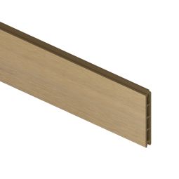 TraumGarten SYSTEM Platinum Einzelprofil Lärche Schmales Profil für flexible Zaungestaltung, 15 x 2 x 178 cm