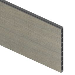 TraumGarten SYSTEM Platinum XL Einzelprofil Taupe Grau Flexibles Profil für moderne Zaunanlagen in Grau, 30 x 2 x 178 cm