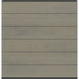 TraumGarten SYSTEM Platinum XL Zaunset Taupe Grau Zaunfeld-Set im modernen, dezenten Grauton, 178 x 184 cm