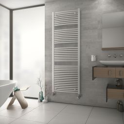 Ximax Badheizkörper Top seitlichem D- Profil und Standardanschluss Weiß RAL 9003 Aus kaltgewalztem, pulverbeschichteten Radiatorengütestahl, auch für Elektrobetrieb oder Mischbetrieb geeignet