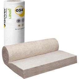 ISOVER Topdec DF 1-034 RENO Lanaé WLS 035 Glaswolle Dachdämmung Robuste Aufsparlösung mit hoher Dämmleistung, schnell und einfach zu verlegen
