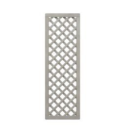 TraumGarten Sichtschutzzaun Rankgitter diagonal Holz Grau Rankhilfe Sichtschutz passend zu den Serien ARZAGO und COMO, 59x179 cm