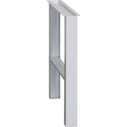 Wellker Werkbankfußgestell Standard aus stabilem U-Profilstahl mit Querverstrebung