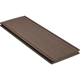 NATURinFORM WPC-Terrassendiele 21x140 mm DIE KERNIGE schwarzbraun massiv Natürliche Holz-Optik, barfußfreundlich, pflegeleicht, in verschiedenen Farben erhältlich