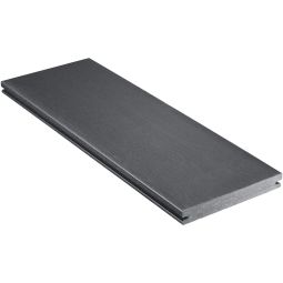 NATURinFORM WPC-Terrassendiele 21x162 mm DIE URBANE FLAIR Massivdiele lavagrau Moderne WPC-Massivdiele mit fein gemaserter, ungebürsteter Oberfläche, schmalem 5 mm Fugenbild und langlebiger, pflegeleichter Qualität