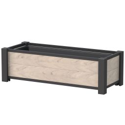TraumGarten WPC Pflanzkasten Sand 129x52x40cm inkl. Kunststoffeinsatz zum Bepflanzen