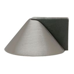 Karcher Türstopper Z192360 Messing Nickel matt Boden Praktischer Helfer in Haus und Büro, feste Montage am Boden