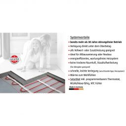 Wellker elektrische Fußbodenheizung E-Heat SET 5