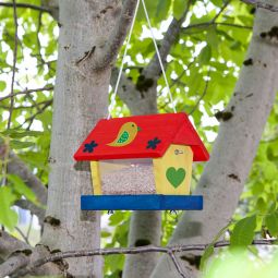 Windhager Vogelfutterhaus-Bausatz Woodpecker Futtersilo Futterstation 3