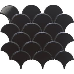 Wellker Keramikmosaik Neuquen Schwarz 26x22 3