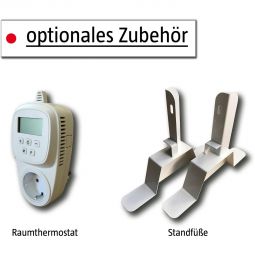 Jollytherm Infrarotheizung mit pulverbeschichteter Metallfront 6