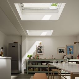 VELUX MSG Solar-Hitzeschutz-Markise Flachdach weiß 4
