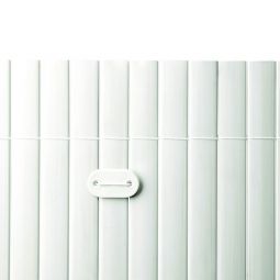 Sichtschutzmatte PVC Befestigungskit Weiß 3
