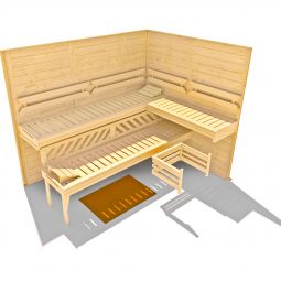 weka Sauna Designsauna KEMI aus 7