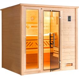 weka Sauna Massivholzsauna BERGEN Premium 7
