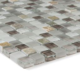 Wellker Kombimosaik Glas Naturstein Quarzit 3