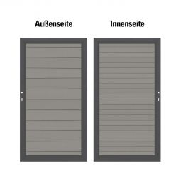 TraumGarten Doppeltor auf Maß Sichtschutzzaun 3