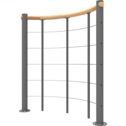 Minka Brüstungsgeländer grau mit Untergurten 3