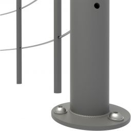 Minka Brüstungsgeländer grau mit Untergurten 7