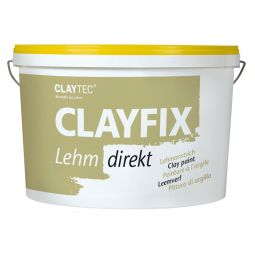 CLAYTEC Lehmfarbe CLAYFIX Lehm-Anstrich Weiß 3