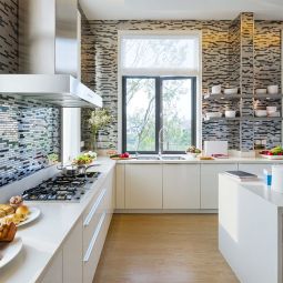 Wellker Kombimosaik Glas Naturstein Quarzit 4