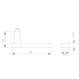 Karcher Türgriff-Garnitur Torino R53Q Chrom 3