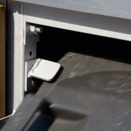 Binto Mülltonnenbox 4er-Box HPL-Schiefer Pflanzschale 5